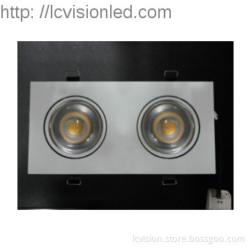 LED lighting/CE Approved LED Down light AC85-265V Good Quality,2 heads
